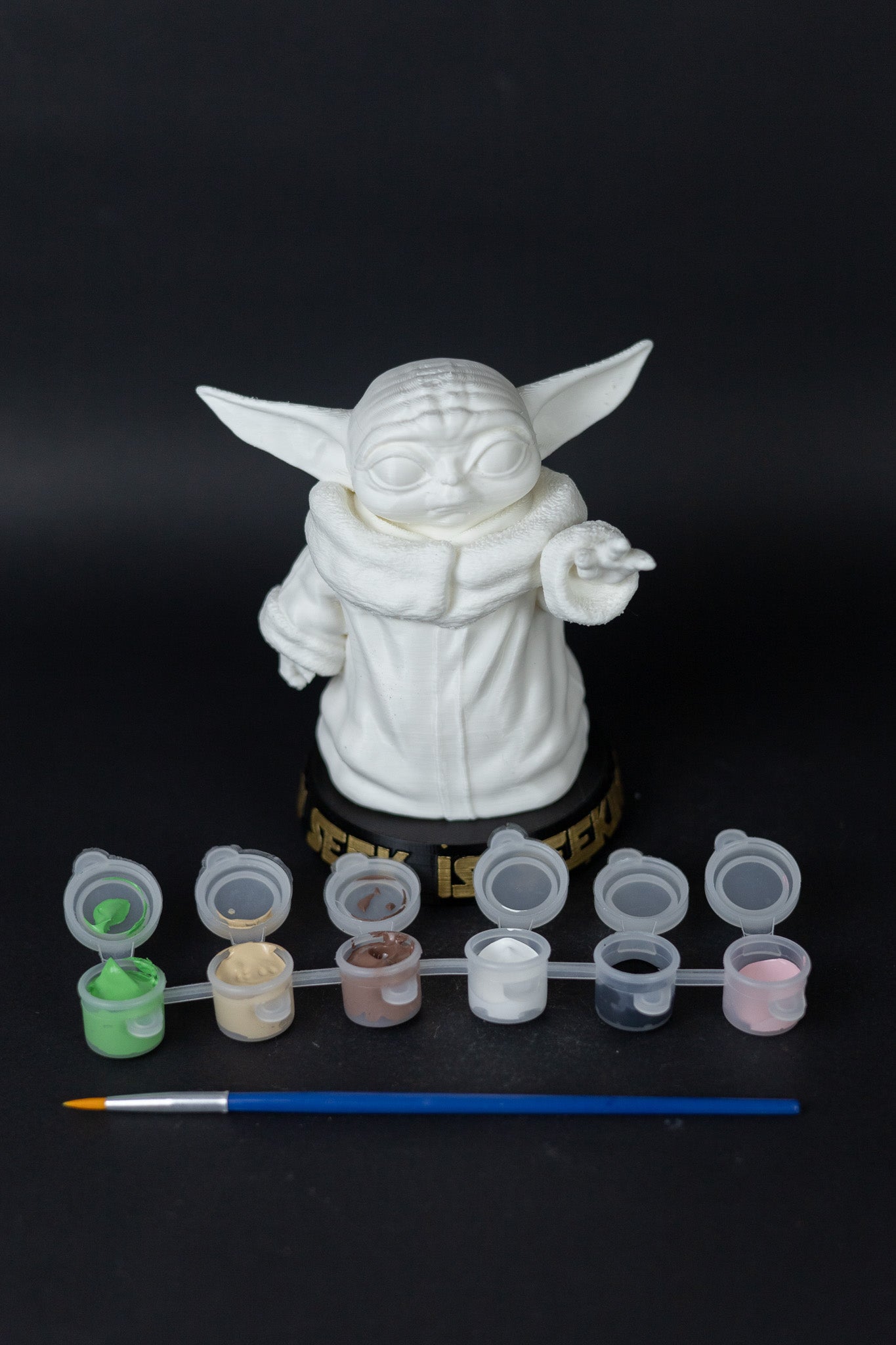 Kendin Boya Set - Baby Yoda - Grogu - Star Wars - Figür / Büst - 12cm